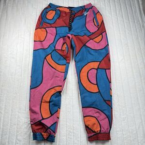 Parra Pants Joggers Serpent Pattern Men's M All Over Print Lined Drawstring